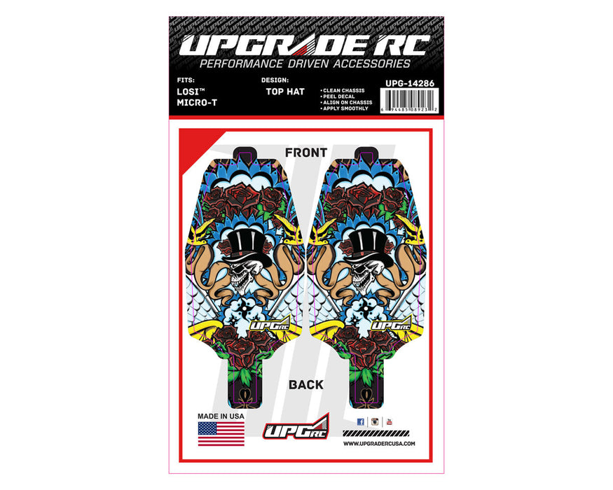 UpGrade RC 14286 Chassis Protector for Losi® Micro-T (TopHat) (2 Pack)