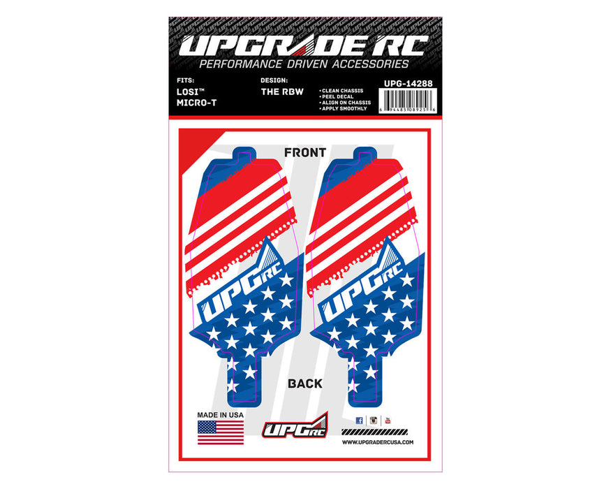 UpGrade RC 14288 Chassis Protector for Losi® Micro-T (The RBW) (2 Pack)