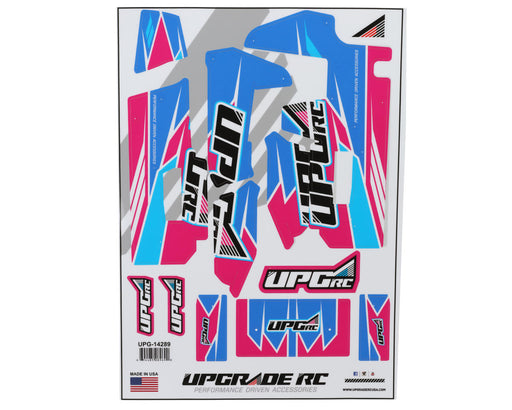 UpGrade RC 14289 Blue "Apex" Graphic Set for Losi® 22S™ Sprint Car