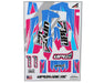 UpGrade RC 14289 Blue "Apex" Graphic Set for Losi® 22S™ Sprint Car