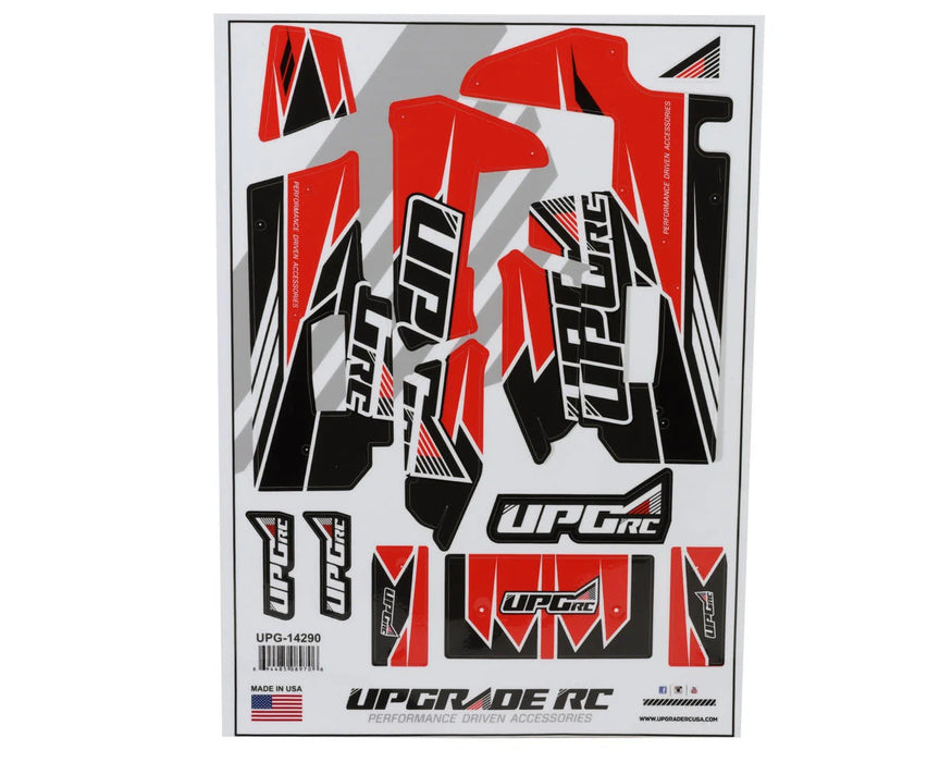 UpGrade RC 14290 Red "Apex" Graphic Set for Losi® 22S™ Sprint Car
