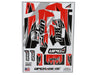 UpGrade RC 14290 Red "Apex" Graphic Set for Losi® 22S™ Sprint Car
