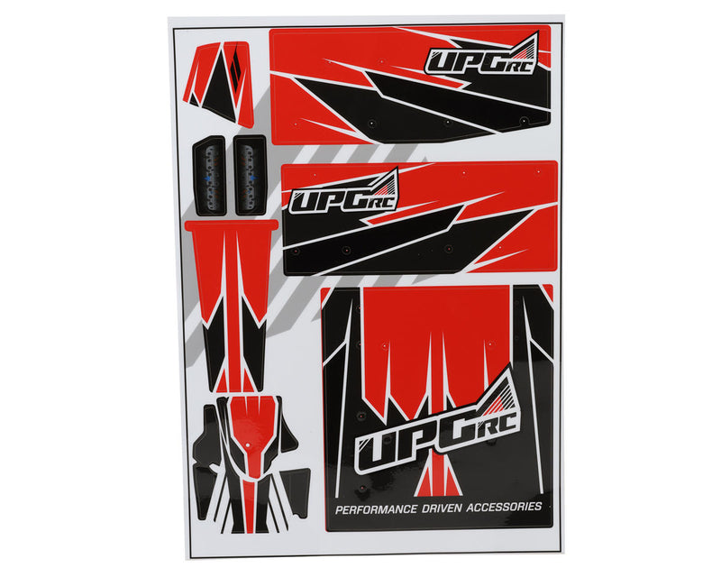 UpGrade RC 14290 Red "Apex" Graphic Set for Losi® 22S™ Sprint Car