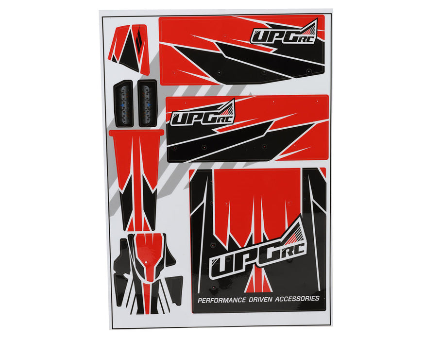 UpGrade RC 14290 Red "Apex" Graphic Set for Losi® 22S™ Sprint Car