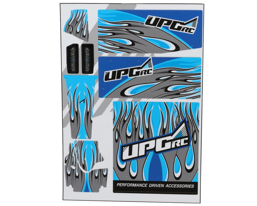 UpGrade RC 14292 Blue "Flame" Graphic Set for Losi® 22S™ Sprint Car