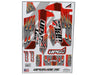 UpGrade RC 14293 Red "Flame" Graphic Set for Losi® 22S™ Sprint Car