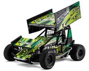 UpGrade RC 14294 Green "Flame" Graphic Set for Losi® 22S™ Sprint Car