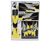 UpGrade RC 14295 Yellow "Velocity" Graphic Set for Losi® 22S™ Sprint Car