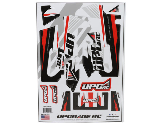 UpGrade RC 14297 Red "Vector" Graphic Set for Losi® 22S™ Sprint Car