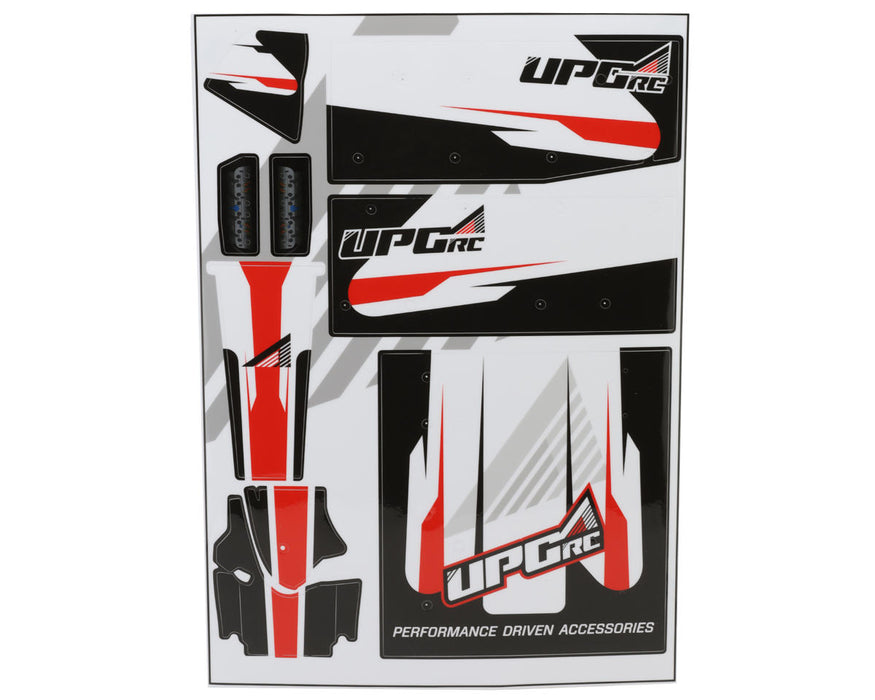 UpGrade RC 14297 Red "Vector" Graphic Set for Losi® 22S™ Sprint Car
