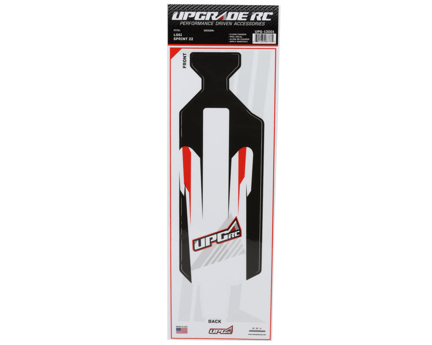 UpGrade RC 14297 Red "Vector" Graphic Set for Losi® 22S™ Sprint Car