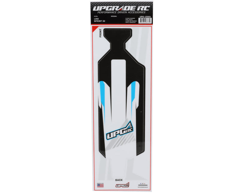 UpGrade RC 14300 Blue "Vector" Graphic Set for Losi® 22S™ Sprint Car