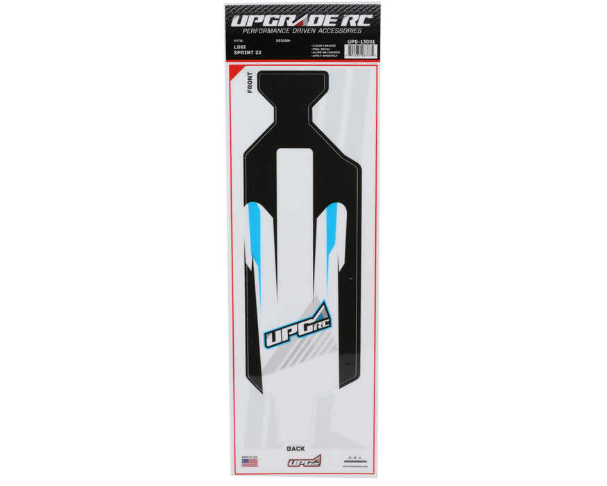UpGrade RC 14300 Blue "Vector" Graphic Set for Losi® 22S™ Sprint Car