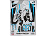 UpGrade RC 14300 Blue "Vector" Graphic Set for Losi® 22S™ Sprint Car