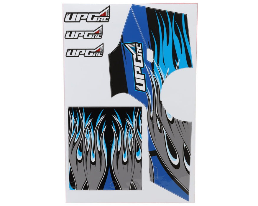 UpGrade RC 14308 Blue "Flame" Wrap for Traxxas® Slash™ Modified