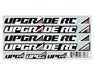 UpGrade RC 16001 Small Sticker Sheet