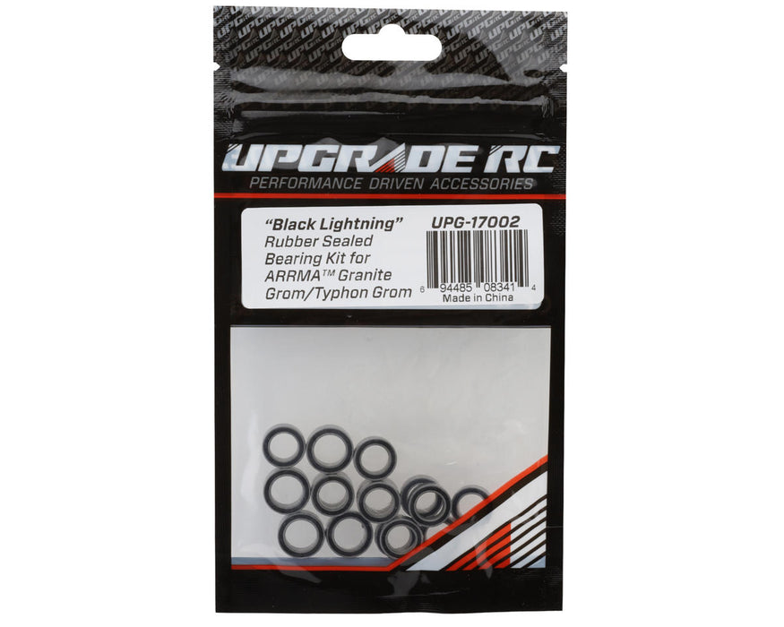 UpGrade RC 17002 "Black Lightning" Rubber Sealed Bearing Kit for Arrma® Granite™