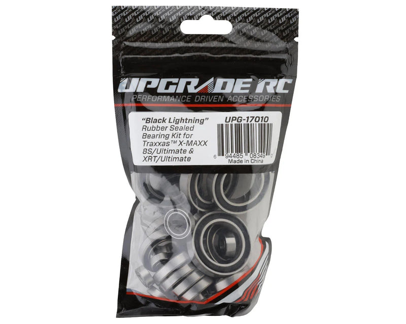 UpGrade RC 17010 "Black Lightning" Rubber Sealed Bearing Kit for Traxxas® 8S