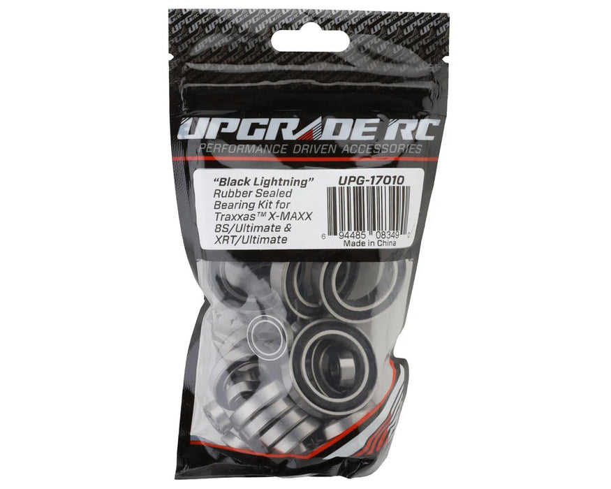 UpGrade RC 17010 "Black Lightning" Rubber Sealed Bearing Kit for Traxxas® 8S