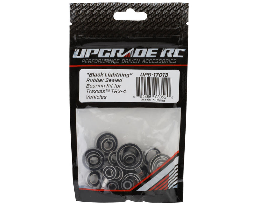 UpGrade RC 17013 "Black Lightning" Rubber Sealed Bearing Kit for Traxxas® TRX-4®