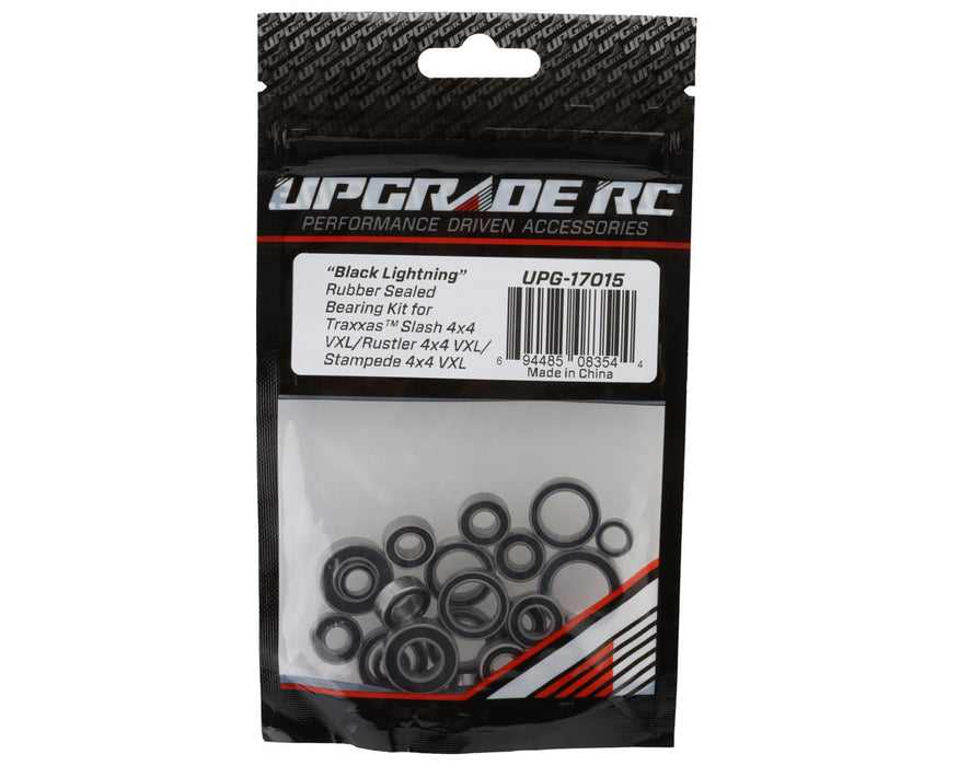 UpGrade RC 17015 "Black Lightning" Rubber Sealed Bearing Kit for Traxxas® 4x4 VXL