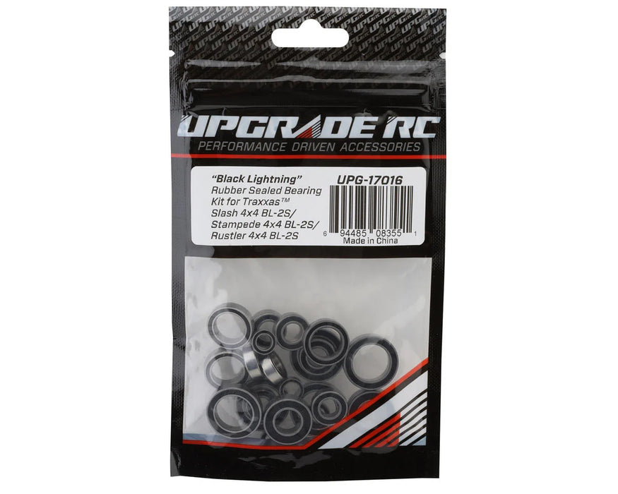 UpGrade RC 17016 "Black Lightning" Rubber Sealed Bearing Kit for Traxxas® 4x4 BL-2S™