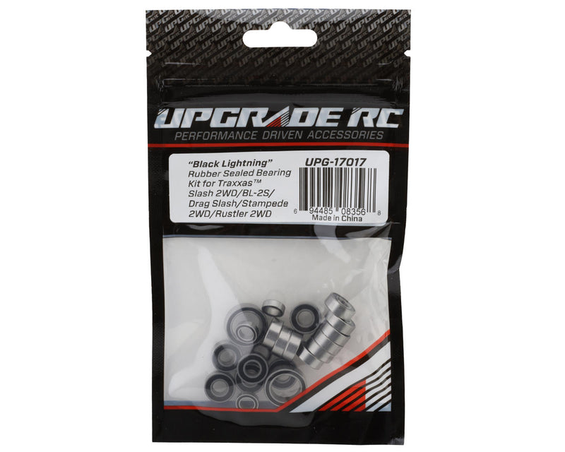 UpGrade RC 17017 "Black Lightning" Rubber Sealed Bearing Kit for Traxxas® 2WD
