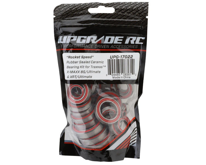 UpGrade RC 17022 "Rocket Speed" Rubber Sealed Ceramic Bearing Kit for Traxxas® 8S