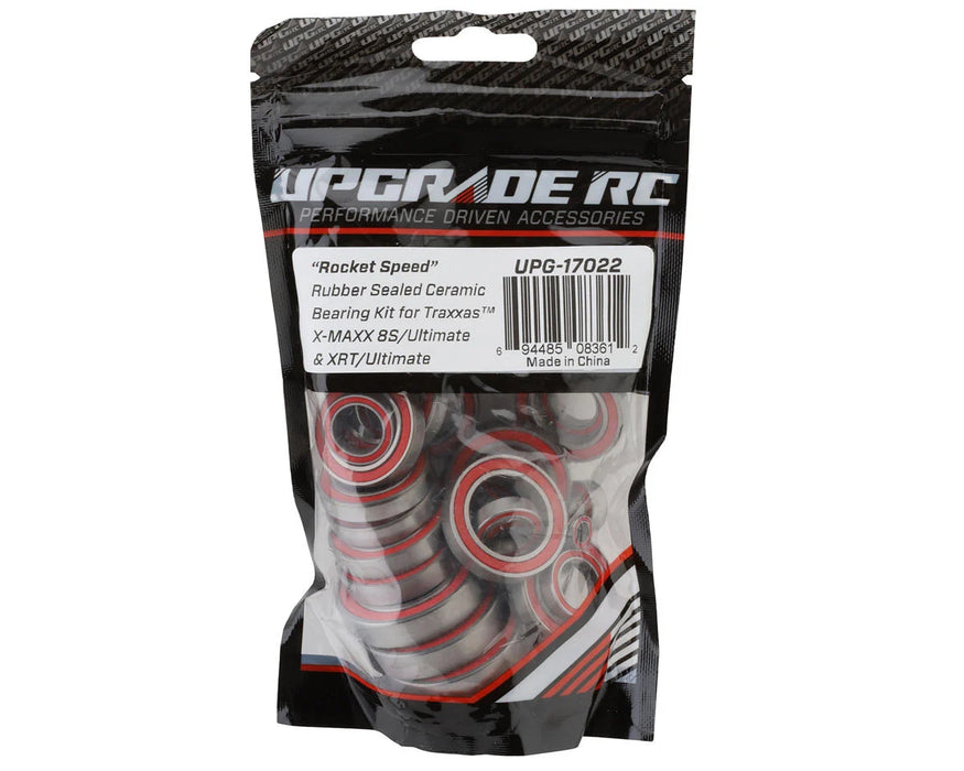 UpGrade RC 17022 "Rocket Speed" Rubber Sealed Ceramic Bearing Kit for Traxxas® 8S