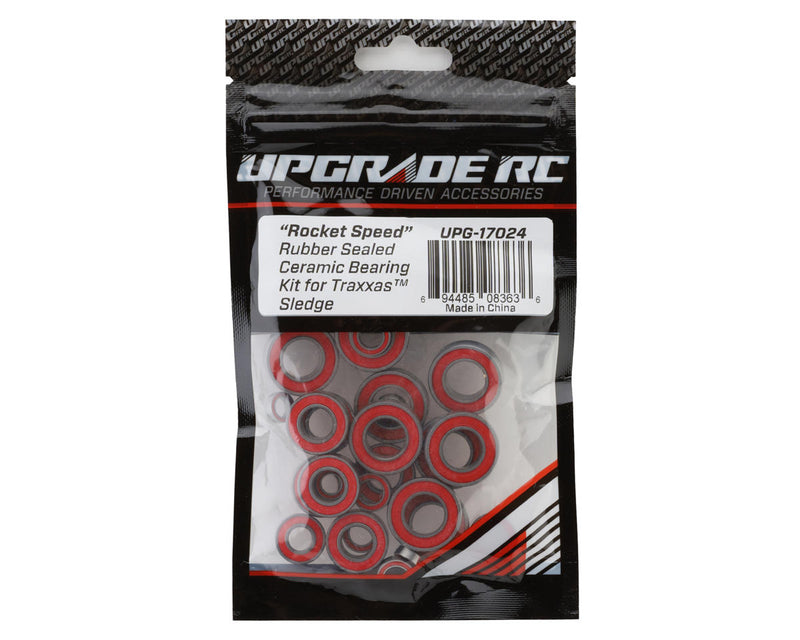 UpGrade RC 17024 "Rocket Speed" Rubber Sealed Ceramic Bearing Kit for Traxxas® Sledge®