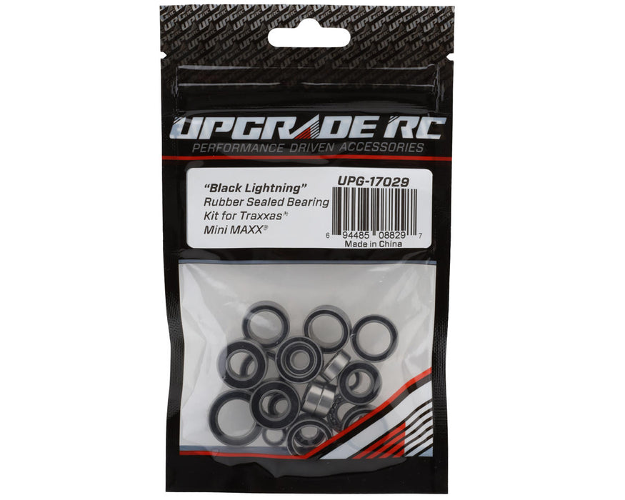 UpGrade RC 17029 "Black Lightning" Rubber Sealed Bearing Kit for Traxxas® Mini Maxx®