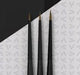 Vallejo 1990 Pro Modeler Definition Round Natural Hair Brush Set: 4/0 3/0, 2/0