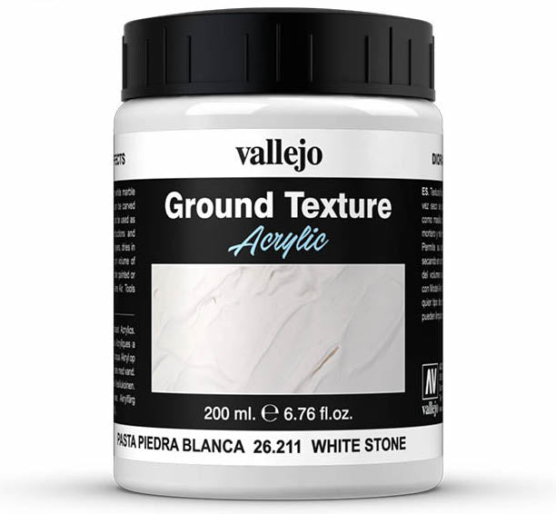 Vallejo 26.211 White Stone Texture Diorama Effect 200ml Bottle
