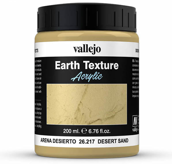 Vallejo 26.217 Desert Sand Earth Texture Diorama Effect 200ml Bottle