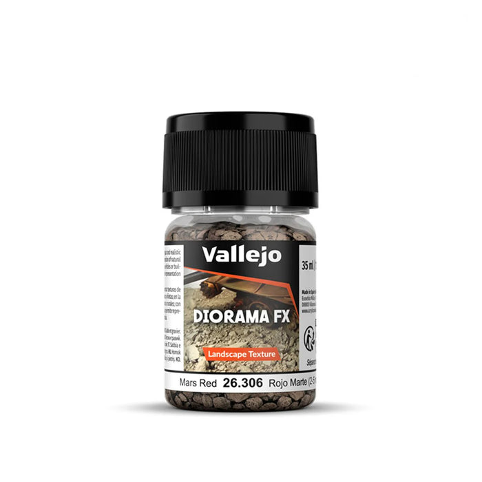 Vallejo 26.306 Diorama FX Mars Red 2-5mm Landscape Texture 35ml Bottle
