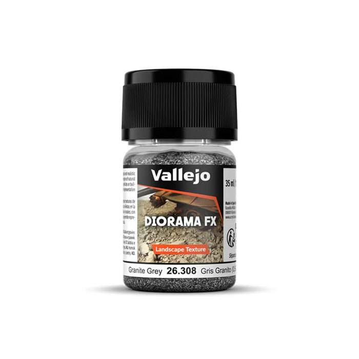 Vallejo 26.308 Diorama FX Granite Grey 0.5-2mm Landscape Texture 35ml Bottle