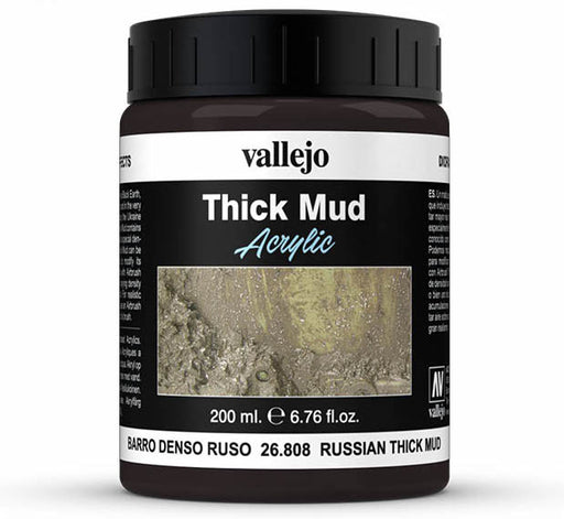 Vallejo 26.808 Russian Thick Mud Weathering Diorama Effect 200ml Bottle