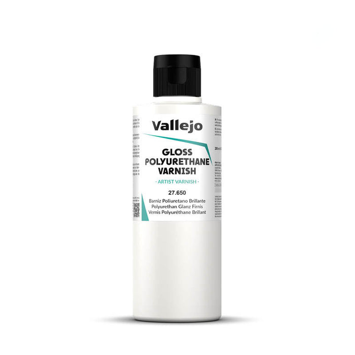 Vallejo 27.650 Polyurethane Gloss Varnish 200ml Bottle