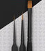 Vallejo 3990 Starter Synthetic Brush Set: Precision Round 3/0 & 1, Effects Flat 4