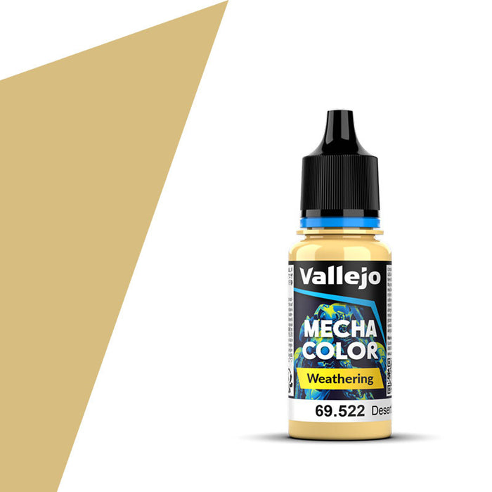 Vallejo 69.522 Mecha Color Desert Dust Wash 18ml Bottle