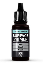 Vallejo 70.602 Black Waterbased Surface Primer 17ml