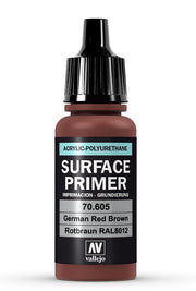Vallejo 70.605 German Red Brown RAL 8012 Waterbased Surface Primer 17ml