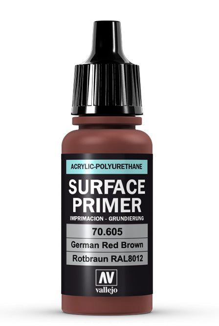Vallejo 70.605 German Red Brown RAL 8012 Waterbased Surface Primer 17ml