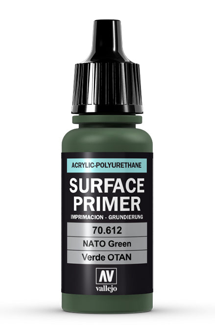 Vallejo 70.612 NATO Green Waterbased Surface Primer 17ml
