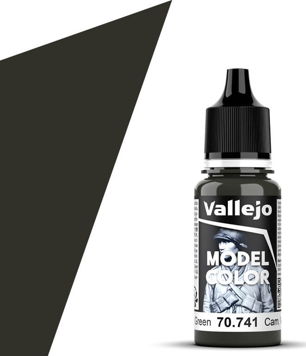 Vallejo 70.741 Camouflage Black Green Model Color 17ml Bottle