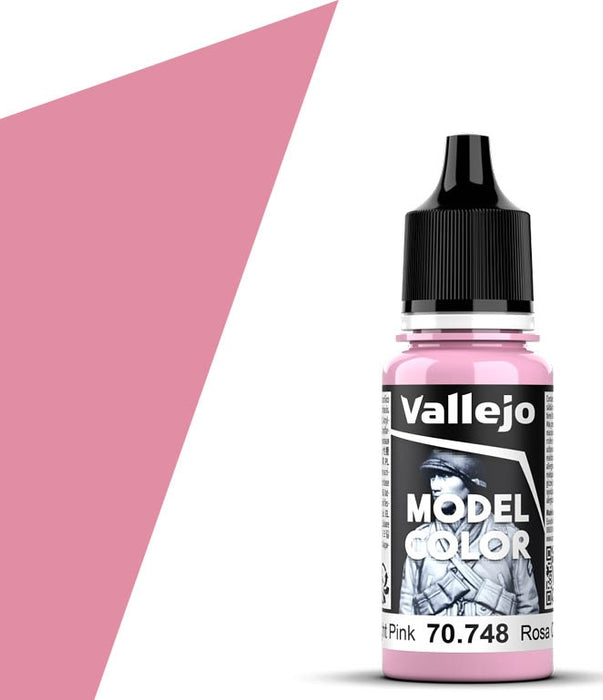 Vallejo 70.748 Light Pink Model Color 17ml Bottle