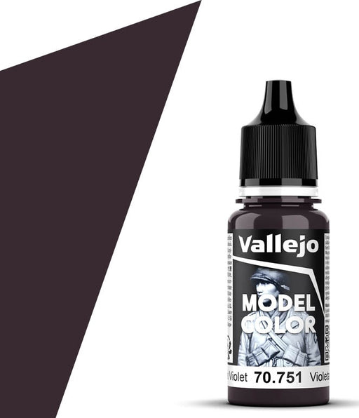 Vallejo 70.751 Black Violet Model Color 17ml Bottle