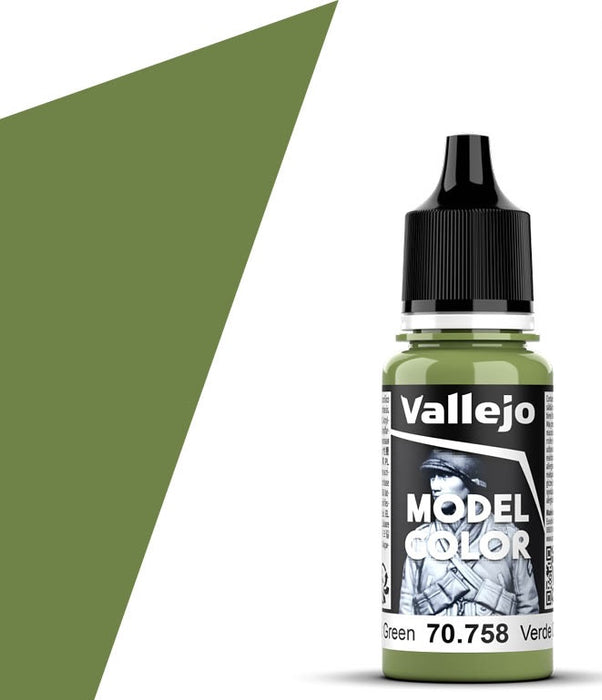 Vallejo 70.758 Bright Green Model Color 17ml Bottle