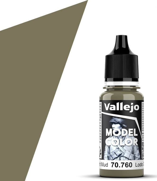 Vallejo 70.760 Light Mud Model Color 17ml Bottle