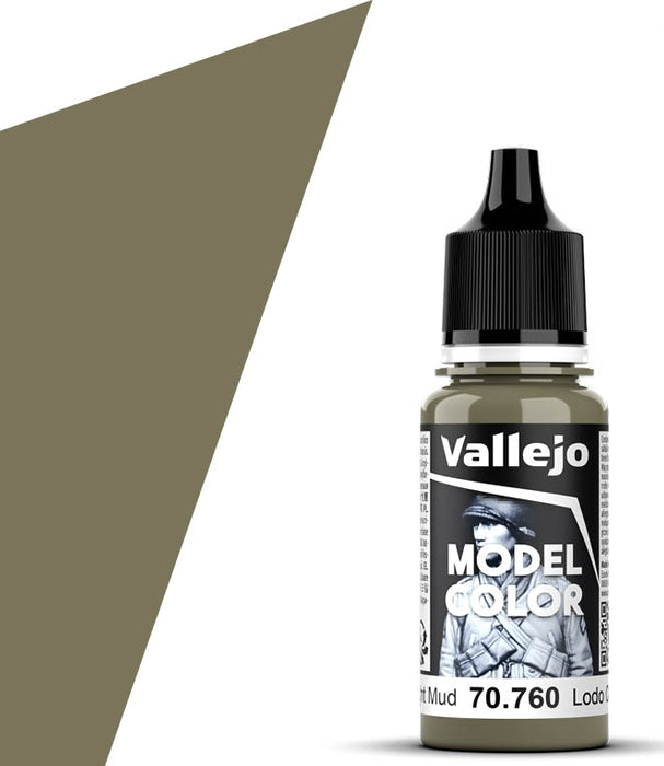 Vallejo 70.760 Light Mud Model Color 17ml Bottle